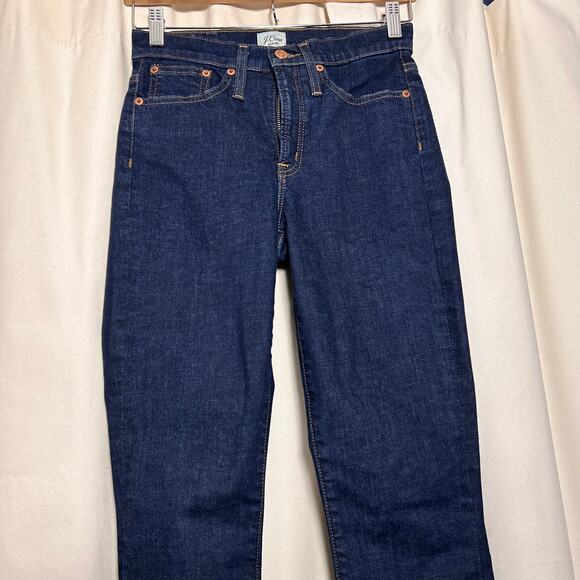 J. Crew 9" High Rise Toothpick Jeans Blue Dark Wash Denim Womens 26 - Picture 4 of 16